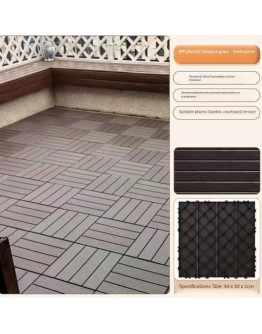 Декинг плочи тъмно кафяви WPC